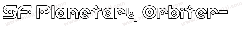 SF Planetary Orbiter字体转换